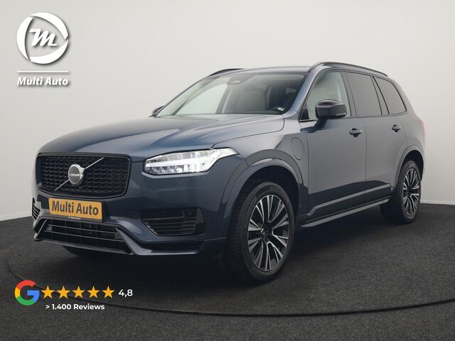 Volvo XC90 T8 Recharge AWD Plus Dark LONG RANGE 7 Persoons PHEV 455pk Dealer O.H. | Trekhaak Af Fabriek | Adaptive Cruise | Camera | Harman / Kardon | Lederen Sportstoelen Memory & Verwarmd | Google Assistent | Keyless | Blis | Stuur Verwarmd | Apple Carplay | Plug