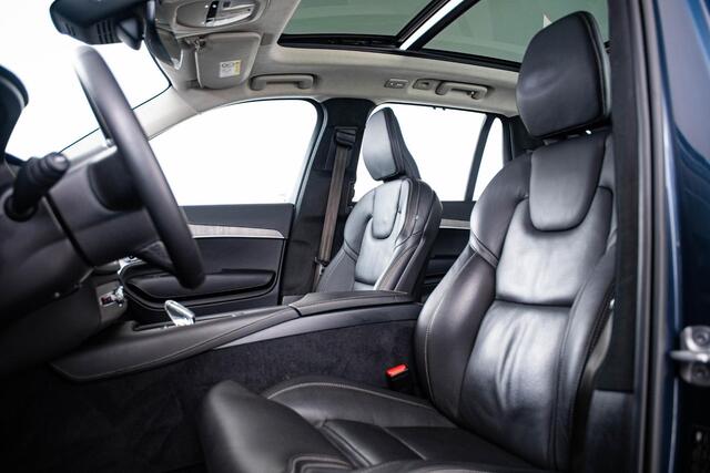Volvo XC90 2.0 T8 Recharge AWD Ultimate Bright Panoramadak - B&W - Head up - Stoelmassage - Achterbank verwarmd - Zongordijnen - Adaptive Cruise Control - Parkeerverwarming met timer - Visual Park Assist -
