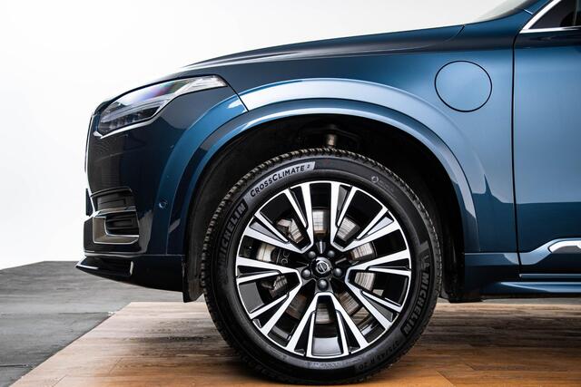 Volvo XC90 2.0 T8 Recharge AWD Ultimate Bright Panoramadak - B&W - Head up - Stoelmassage - Achterbank verwarmd - Zongordijnen - Adaptive Cruise Control - Parkeerverwarming met timer - Visual Park Assist -