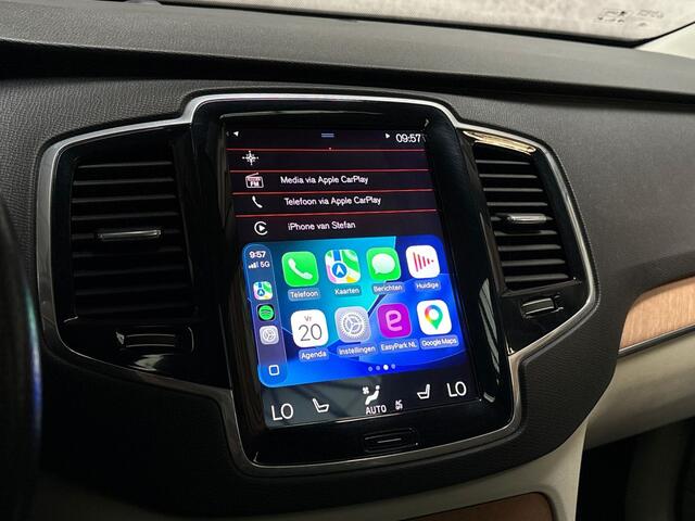 Volvo XC90 2.0 T8 Twin Engine AWD Inscription 7 Persoons 408Pk Automaat (PANORAMADAK, APPLE CARPLAY, MEMORY SEATS, LEDER, STOELVERWARMING, ELEK ACHTERKLEP, GETINT GLAS, CAMERA, NIEUWSTAAT)