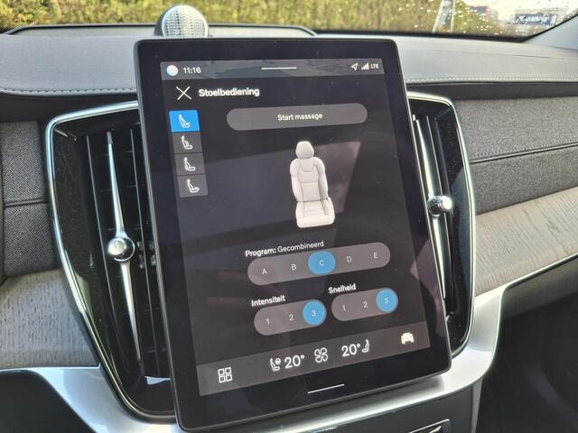 Volvo XC90 T8 Plug-in hybrid AWD Ultra Dark | Luchtvering | Bowers & Wilkins | Nappaleder met ventilatie & massage | Full Option |