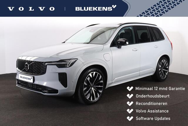 Volvo XC90 T8 Recharge AWD Ultra Dark - Luchtvering - Panorama/schuifdak - IntelliSafe Assist & Surround - 360º Camera - Harman/Kardon audio - Adaptieve LED koplampen - Verwarmde voorstoelen, stuur & achterbank - Parkeersensoren voor & achter - Elektr. bedienb. voor