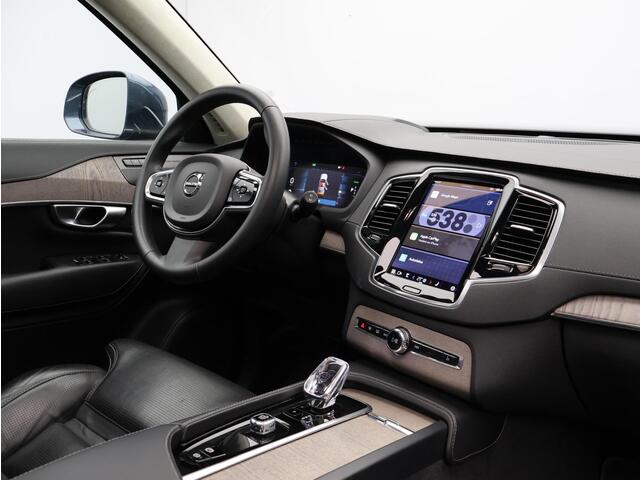 Volvo XC90 2.0 T8 Recharge AWD Ultimate Bright / Head-Up display / Pano. dak / Stoelventilatie / Stoel massage / Stuurwiel-, stoel- & achterbankverwarming / Elektr. stoelverstelling / Harman Kardon Audio / BLIS