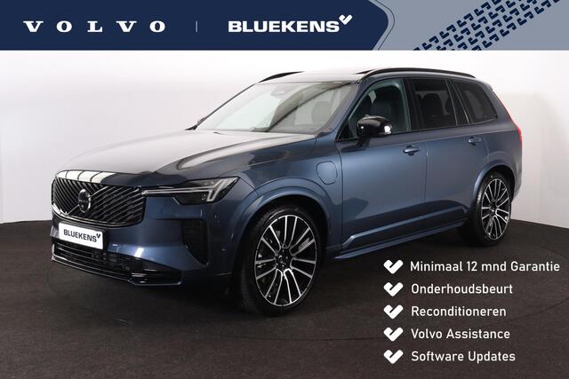 Volvo XC90 T8 Recharge AWD Ultra Dark Exec. Ed. - Luchtvering - Panorama/schuifdak - IntelliSafe Assist & Surround - 360º Camera - Bowers & Wilkins audio - Adaptieve LED koplampen - Verwarmde voorstoelen, stuur & achterbank - Parkeersensoren voor & achter - Elektr.
