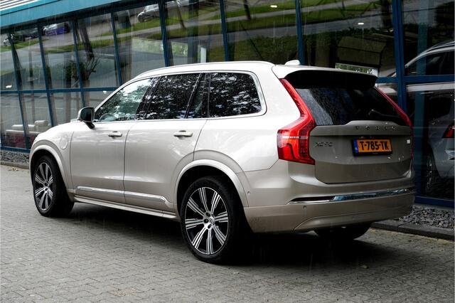 Volvo XC90 2.0 T8 AWD 335kW/455pk Aut8 Recharge Long Range Ultimate Bright 7P LUCHTVERING + BOWERS&WILKINS + PANORAMADAK + STOEL-&STUURVERWARMING + STOELMASSAGE + ADAPT.CRUISE + PILOT ASSIST + BLIS + GOOGLE DASH&SERVICES + 360 CAMERA + PARKSENSOREN V&A + 21" LM-VELG