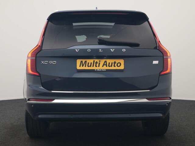 Volvo XC90 T8 Recharge AWD Ultimate Bright 7 Persoons LONG RANGE PHEV 455pk Dealer O.H. | Trekhaak Af Fabriek | Panodak | Head Up | Adaptive Cruise | 360 Camera | Bowers & Wilkins | Lederen Sportstoelen Massage & Memory & Ventilatie | Google Assistent | Stoelen & St