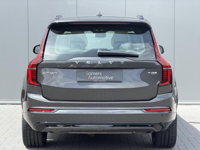 Volvo XC90 T8 Plug-in hybrid AWD Ultra Dark | Panorama | Luchtvering | B&W | Massage + Ventilatie | Alcantara hemel