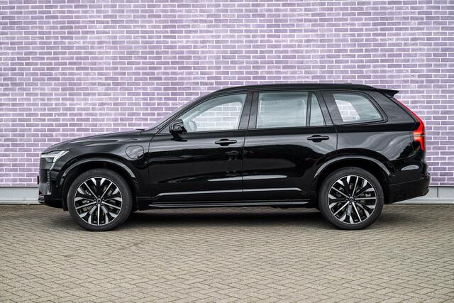 Volvo XC90 2.0 T8 Plug-in hybrid AWD Ultra Dark | SOH:100% | Adaptieve Cruise Control | Luchtvering | Trekhaak | Panoramadak | Bowers & Wilkins Audio | Nappa Lederen Bekleding | Stoel-/Stuurverwarming | 360 Parkeercamera | 21" Velgen | Stoelventilatie | Massagefunti