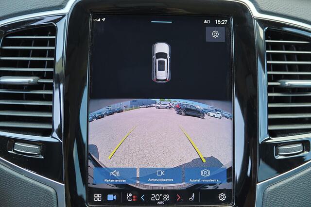 Volvo XC90 T8 Recharge AWD Core Bright - IntelliSafe Assist & Surround - Harman/Kardon audio - Adaptieve LED koplampen - Parkeercamera achter - Verwarmde voorstoelen, stuur & achterbank - Parkeersensoren voor & achter - Draadloze tel. lader - Standkachel - Extra get