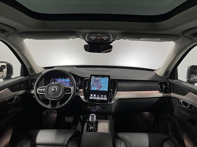Volvo XC90 2.0 T8 Plug-in hybrid AWD Ultra Bright Luchtvering | Adapt. cruise | Open dak | Massage | Harman/Kardon | Stoelverwarming/-ventilatie | 360 camera | Head-up