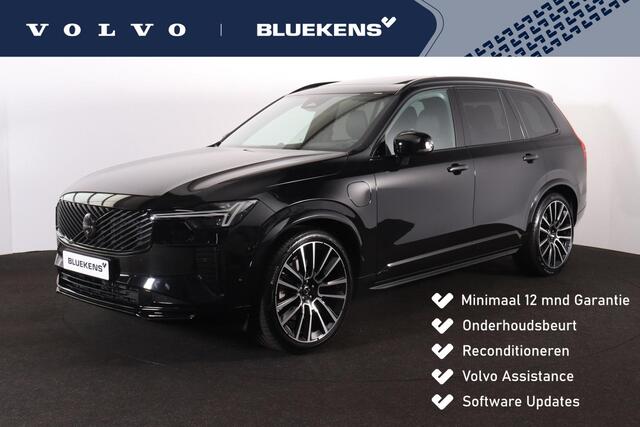 Volvo XC90 T8 Recharge AWD Ultra Black Edition - Panorama/schuifdak - IntelliSafe Assist & Surround - 360º Camera - Bowers & Wilkins audio - Adaptieve LED koplampen - Verwarmde voorstoelen, stuur & achterbank - Parkeersensoren voor & achter - Elektr. bedienb. voorst