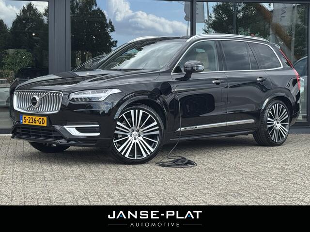 Volvo XC90 2.0 T8 Long Range AWD Ultimate Bright | Luchtvering | Pano | Trekhaak | SoH 97%