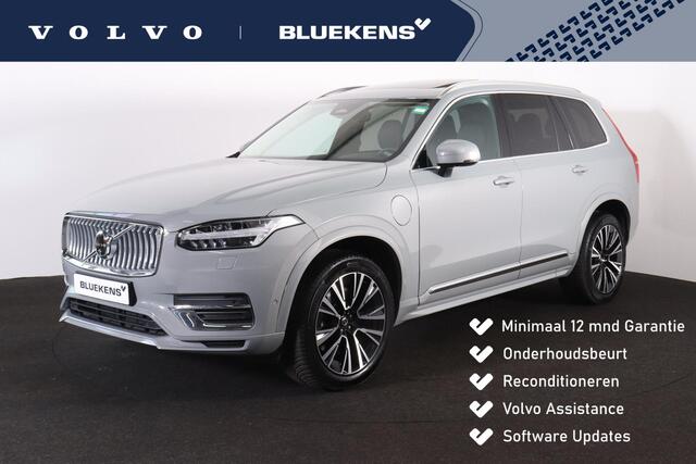 Volvo XC90 T8 Recharge AWD Core Bright - Panorama/schuifdak - IntelliSafe Assist & Surround - 360º Camera - Harman/Kardon audio - Adaptieve LED koplampen - Verwarmde voorstoelen, stuur & achterbank - Parkeersensoren voor & achter - Elektr. bedienb. voorstoelen met g