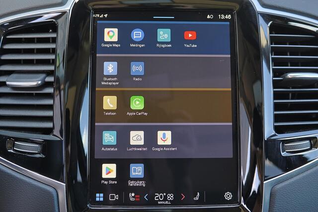 Volvo XC90 T8 Recharge AWD Core Bright - Panorama/schuifdak - IntelliSafe Assist & Surround - 360º Camera - Harman/Kardon audio - Adaptieve LED koplampen - Verwarmde voorstoelen, stuur & achterbank - Parkeersensoren voor & achter - Elektr. bedienb. voorstoelen met g