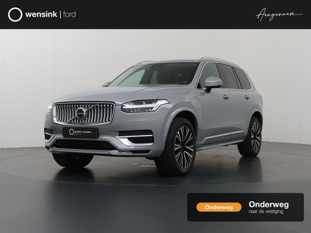 Volvo XC90 2.0 T8 Recharge AWD Core Bright | Achteruitrijcamera | Apple CarPlay/Android Auto | Comfortstoelen | Adaptieve Cruise Control | Draadloze telefoonlader | Ele. achterklep | Navigatie | Sfeerverlichting | Stuur en stoelverwarming | 7-Zitplaatsen | Harman/Ka