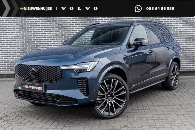 Volvo XC90 T8 Plug-in hybrid AWD Ultra Black Ed. Exec. | Google | Long Range | Ventilatie Voorstoelen | Bowers & Wilkins Audio | Trekhaak | Luchtvering | Head-Up Display | Stoel-/Stuurverwarming | Adaptieve Cruise Control | 360 Camera | Massage | Gelamineerde Zijruiten Rondom | Getint Glas | Keyless | Memory | Elek. Achterklep | 22" LM