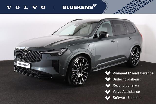 Volvo XC90 T8 Recharge AWD Ultra Dark Exec. Ed. - Luchtvering - Panorama/schuifdak - IntelliSafe Assist & Surround - 360º Camera - Bowers & Wilkins audio - Adaptieve LED koplampen - Verwarmde voorstoelen, stuur & achterbank - Parkeersensoren voor & achter - Elektr. bedienb. voorstoelen met geheugen - Geventileerde voorstoelen - Head up display - Draadloze tel. lader - Extra getint glas - 22' LMV