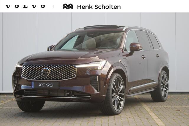 Volvo XC90 T8 Plug-in hybrid AWD Ultra Bright Exec. Ed. | Verwarmde, Geventileerde en Masserende Voorstoelen | Luchtvering | Panoramisch Schuif-/Kanteldak | 360º Camera | Gelamineerd en Getint Glas Achter| Bowers & Wilkins | 22 Lichtmetalen velgen.