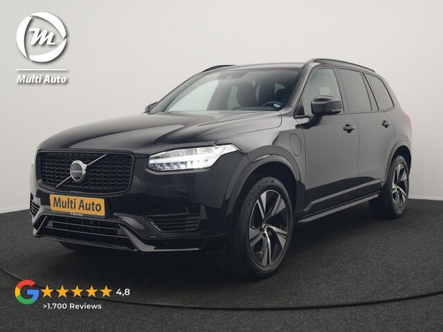 Volvo XC90 T8 Recharge AWD R-Design 7 Persoons LONG RANGE PHEV 455pk Dealer O.H. | Adaptive Cruise | 360 Camera | Lederen Sportstoelen Memory & Verwarmd | Apple Carplay | Stuur Verwarmd | Keyless | Blis | Navigatie | DAB | Virtual | Plug In Hybrid |