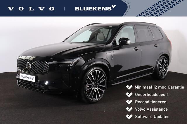 Volvo XC90 T8 Recharge AWD Ultra Dark Exec. Ed. - Luchtvering - Panorama/schuifdak - IntelliSafe Assist & Surround - 360º Camera - Bowers & Wilkins audio - Adaptieve LED koplampen - Verwarmde voorstoelen, stuur & achterbank - Parkeersensoren voor & achter - Elektr. bedienb. voorstoelen met geheugen - Head up display - Draadloze tel. lader - Extra getint glas - 22' LMV
