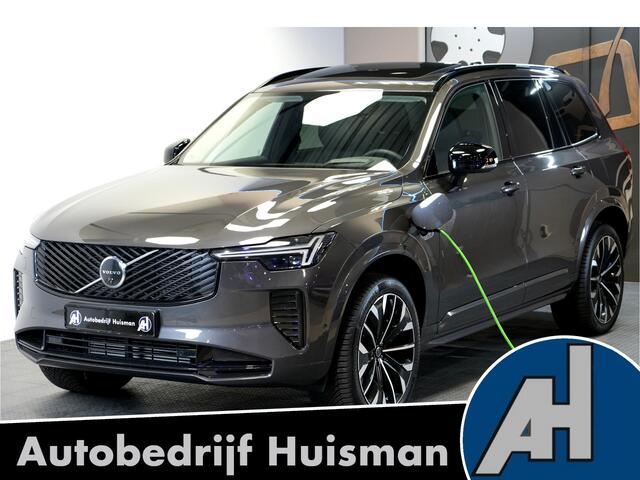 Volvo XC90 2.0 T8 AWD 335kW/456pk Aut8 Plug-in hybrid Ultra Dark 7P PANORAMADAK + HARMAN/KARDON + 360 CAMERA + STOELVANTILATIE&-MASSAGE + PILOT ASSIST + STOEL-&STUURVERWARMING + ALCANTARA HEMEL + ADAPT.CRUISE + BLIS + PARKSENSOREN V&A + 21" LM-VELGEN!!