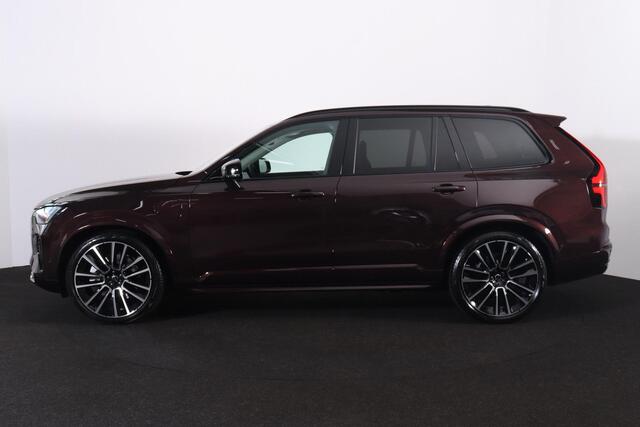 Volvo XC90 T8 Plug-in hybrid AWD Ultra Dark - Luchtvering - Panorama/schuifdak - IntelliSafe Assist & Surround - Harman Kardon audio - Adaptieve LED koplampen - 360º camera - Verwarmde voorstoelen, stuur & achterbank - Elektr. bedienb. voorstoelen met geheugen, ventilate en massage - Head up display - Draadloze tel. lader - Extra getint glas - 22 inch LMV - Parkeersensoren voor & achter