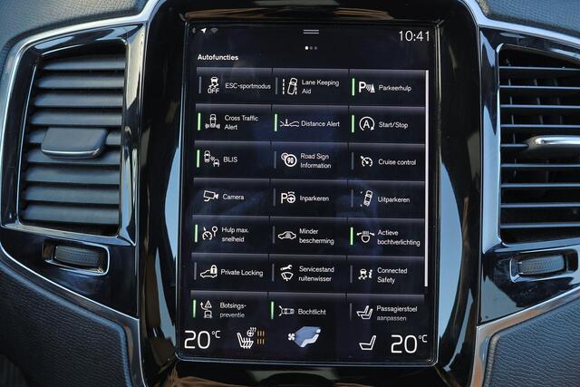 Volvo XC90 T5 AWD Inscription - IntelliSafe Assist & Surround - Adaptieve LED koplampen - Standkachel - Verwarmde voorstoelen, stuur & achterbank - Elektr. bedienb. voorstoelen met geheugen - Parkeercamera achter - Parkeersensoren voor & achter - Extra getint glas - Inklapbare trekhaak