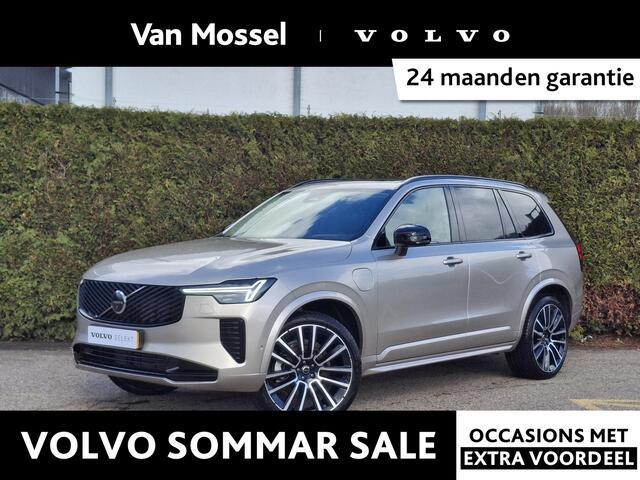 Volvo XC90 T8 Plug-in hybrid AWD Ultra Dark | Luchtvering | Bowers & Wilkins | Nappaleder met ventilatie & massage | Full Option |
