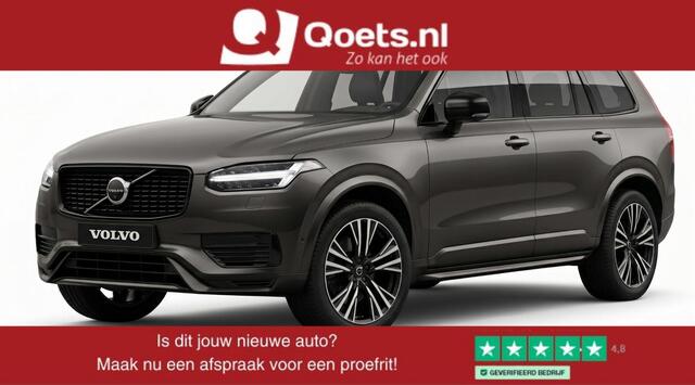 Volvo XC90 2.0 T8 Recharge AWD Plus Dark Trekhaak - Panoramadak - Adaptieve Cruise Control - Harman Kardon - Visual Park Assist - Stoelverwarming voor/achter - Zongordijnen - Parkeerverwarming met timer -