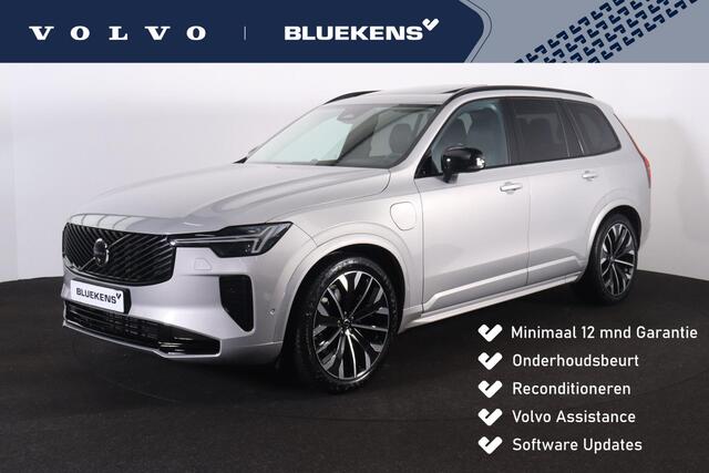 Volvo XC90 T8 Recharge AWD Ultra Dark - Luchtvering - Panorama/schuifdak - IntelliSafe Assist & Surround - 360º Camera - B&W Audio - Verwarmde voorstoelen, stuur & achterbank - Parkeersensoren voor & achter - Elektr. bedienb. voorstoelen met geheugen - Head up display - Draadloze tel. lader - Extra getint glas - 21' LMV