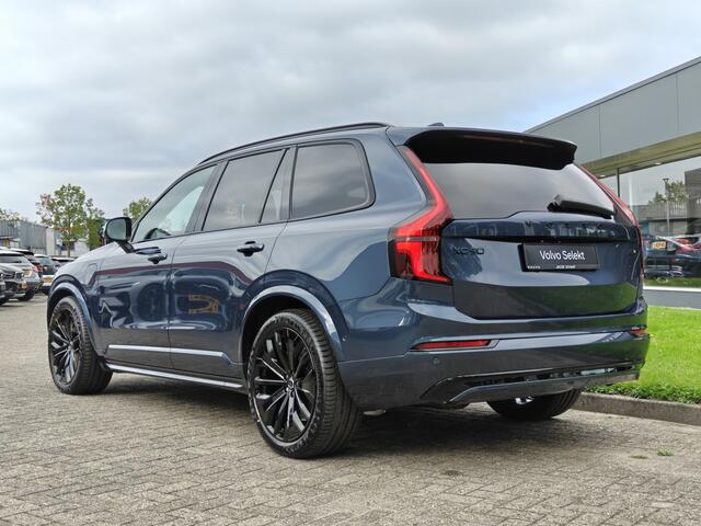 Volvo XC90 T8 405PK AWD Ultra Black Edition Plug-in hybrid | BLIS | Luchtvering | Trekhaak | B&W | Elektr. Stoelen | ACC | HUD | Pano |