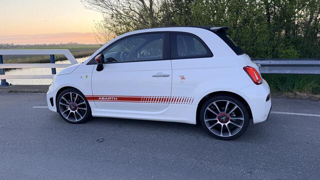 Abarth 595 595c MTA Turismo Pista 1.4 T-Jet Abarth MTA Turismo 165 pk Classico Pista F1 Unieke Abarth 595 MTA Cabriolet Leder bruin 17" Classic Abarth look