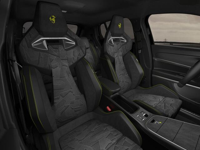 Abarth 600e Competizione 54 kWh | Clima | Adapt. Cruise | Alcantara | Camera | Apple Carplay | Elektr. A-Klep | BSM | Keyless| 20" | Sperdifferentieel | Winter Pack