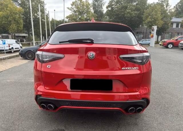 Alfa Romeo Stelvio 2.9 V6 AWD Quadrifoglio 510 PK Rosso Alfa ACC Harman Kardon 20 inch Camera