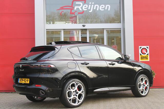 Alfa Romeo Tonale 1.3T PHEV 280PK VELOCE Q4 | PANORAMISCH SCHUIF / KANTELDAK | LEDEREN BEKLEDING | VOORSTOELEN / STUUR VERWARMD | VOORSTOELEN GEVENTILEERD | VOORSTOELEN ELEKTRISCH VERSTELBAAR | DRAADLOOS APPLE CARPLAY / ANDROID AUTO | 360° CAMERA | AUTOMATISCH DIMMENDE BUI