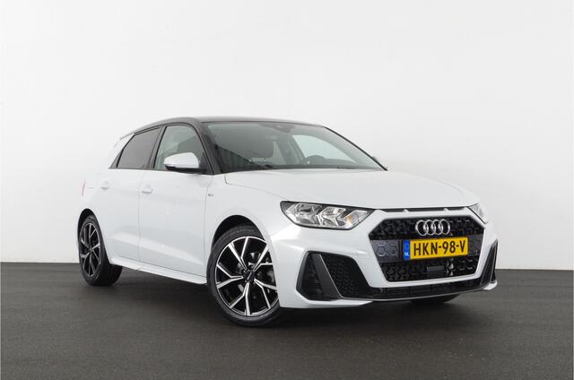Audi A1 Sportback 30 TFSI S line > 116pk/Zwart dak/17inch/Glacier White/stoelverwarming...