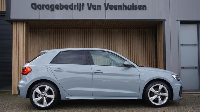 Audi A1 Sportback 30 TFSI 110pk 5Drs S-Line Automaat LED Navi Stoelverwarming Sfeerverlichting 17inch LM Virtual Cockpit *Pijl Grey Metallic*