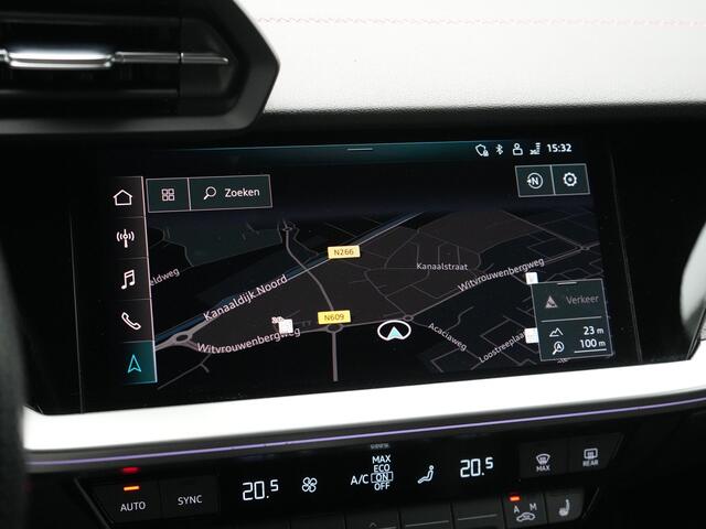 Audi A3 Limousine 35 TFSI S Line 150pk Dealer O.H | Adaptive Cruise | Alcantara Sportstoelen Verwarmd | Keyless | Apple Carplay | S Line Sportstuur | Navigatie | Virtual | DAB | 18"L.M |