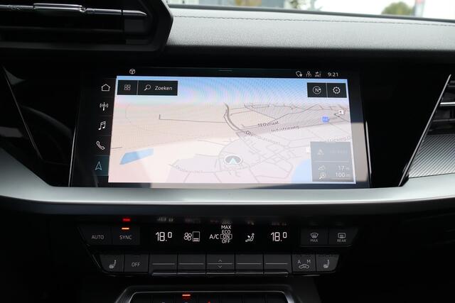 Audi A3 Limousine 30 TFSI S edition NL-Auto | Volledig Onderh. | 1e Eigenaar | PANO | BTW | Maxton | Matrix LED | Stoelverwarming | Pre Sense | Climate | Keyless | Carplay | Navi | PDC |