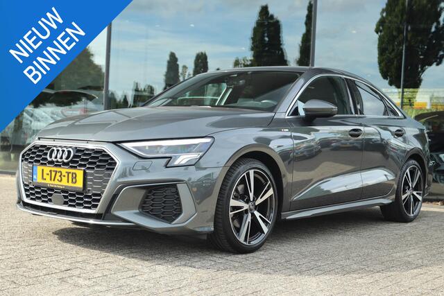 Audi A3 LIMOUSINE 30 TFSI S EDITION AUT. | 3X S-LINE | VIRT. COCKPIT | LED | LEDER | STOELVERW. | CARPLAY