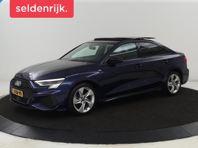 Audi A3 35 TFSI S edition | Panoramadak | Virtual Cockpit | Full LED | Carplay | Sportstoelen | Half leder | Navigatie | Climate control | Parkeerhulp | Bluetooth
