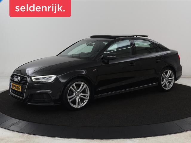 Audi A3 35 TFSI Advance Sport | Panoramadak | S-Line | Stoelverwarming | Half leder | Carplay | Virtual Cockpit | Navigatie | Cruise control | Full LED | DAB | Sportstoelen | Parkeerhulp