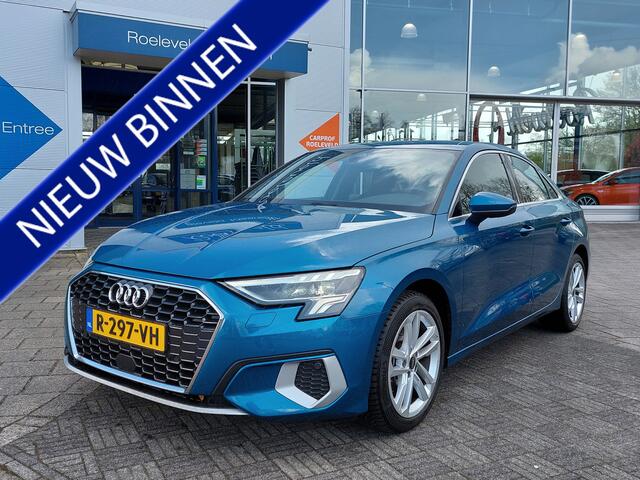 Audi A3 Limousine 30 TFSI 110pk Automaat Advanced Edition | Navi | Apple Carplay+Android Auto | Clima | Adap.Cruise | Led Koplampen+Achterlichten | Sfeerverlichting | Sportstoel+Stoelverwarming | Pdc | 17''lm
