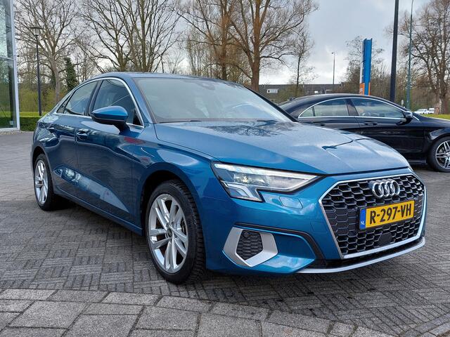 Audi A3 Limousine 30 TFSI 110pk Automaat Advanced Edition | Navi | Apple Carplay+Android Auto | Clima | Adap.Cruise | Led Koplampen+Achterlichten | Sfeerverlichting | Sportstoel+Stoelverwarming | Pdc | 17''lm