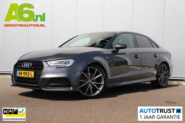 Audi A3 Limousine 1.5 TFSI CoD Sport S Line Edition Automaat 150PK Black Optic 19 inch RS Velgen Navigatie Clima Cruise Full LED