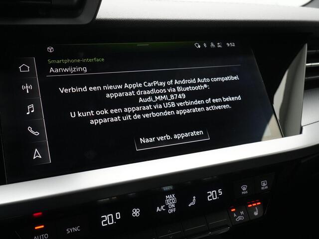 Audi A3 SPORTBACK 35 TFSI 150 pk S-tronic S edition | LED koplampen | Stoelverwarming | Sportonderstel | Cruise control | Achteruitrijcamera | Parkeerassistent | 18 inch