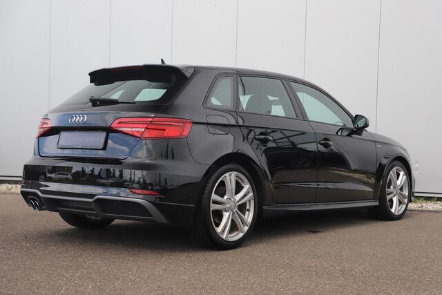Audi A3 SPORTBACK 35 TFSI CoD S-Line Sport 150PK Automaat Virtual Cockpit Half Leder Stoelverwarming Navigatie Carplay Android 18 inch LMV Full LED Parkeersensor Clima Cruise