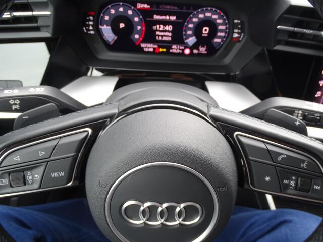 Audi A3 SPORTBACK 30 TFSI Business edition ACHTERUITRIJCAMERA | ADAPTIEVE CRUISECONTROL | NAVIGATIE | PARKEERSENSOREN ACHTER | KEYLESS START/ENTRY | LED KOPLAMPEN DAGRIJVERLICHTING | DAB RADIO | LEDER/ALCANTARAAUTOMAAT|FULL LED KOPLMAPEN| LED ACHTER LICHTEN| NAVIGATIE| STO