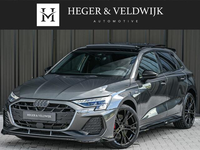 Audi A3 SPORTBACK 45 TFSI e S EDITION COMPETITION | PANORAMADAK | S-SEATS | ADAPTIVE CRUISE | SONOS SOUND | CAMERA | BLACK-OPTIC | AMBIANCE INTERIEUR