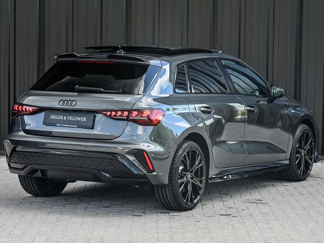 Audi A3 SPORTBACK 45 TFSI e S EDITION COMPETITION | PANORAMADAK | S-SEATS | ADAPTIVE CRUISE | SONOS SOUND | CAMERA | BLACK-OPTIC | AMBIANCE INTERIEUR